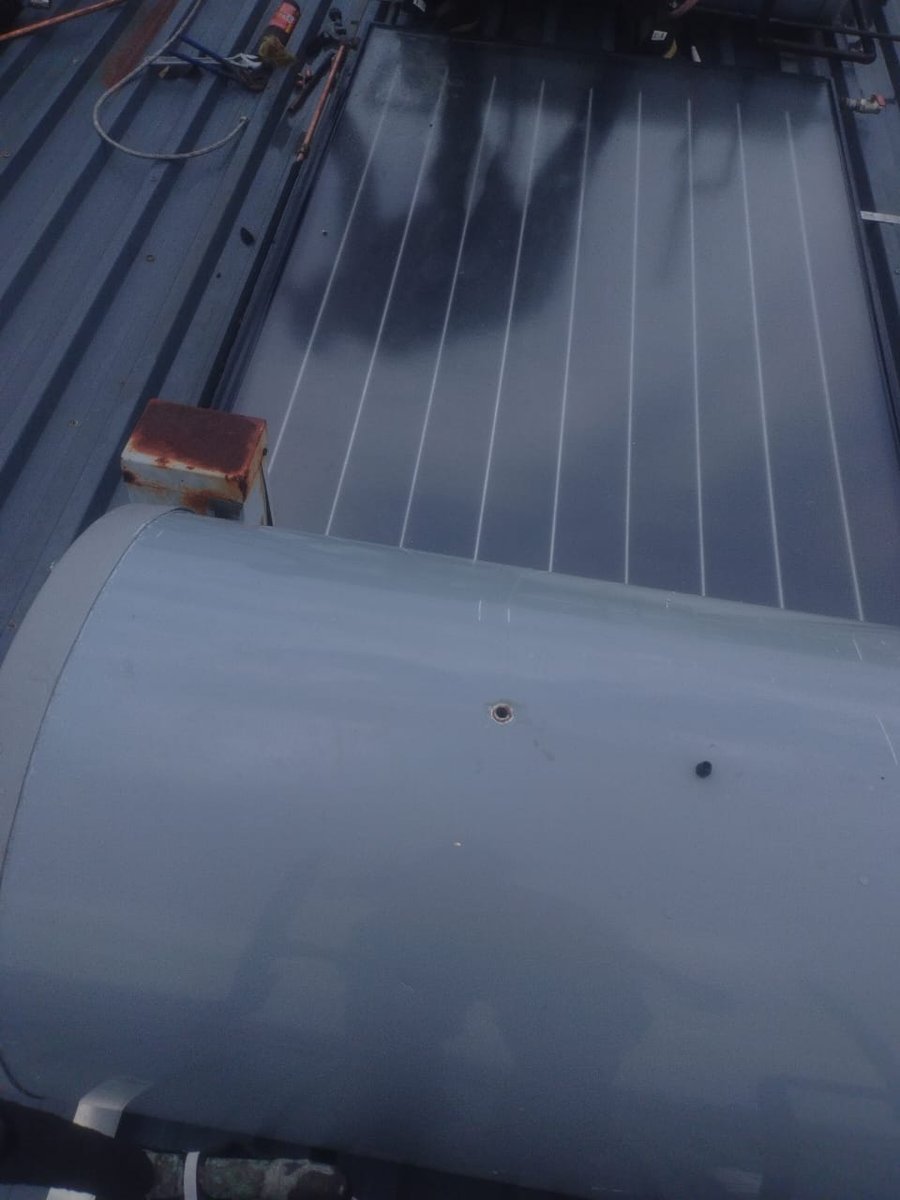 Geyser Roof Installation